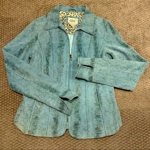 Genuine Leather Snake Print